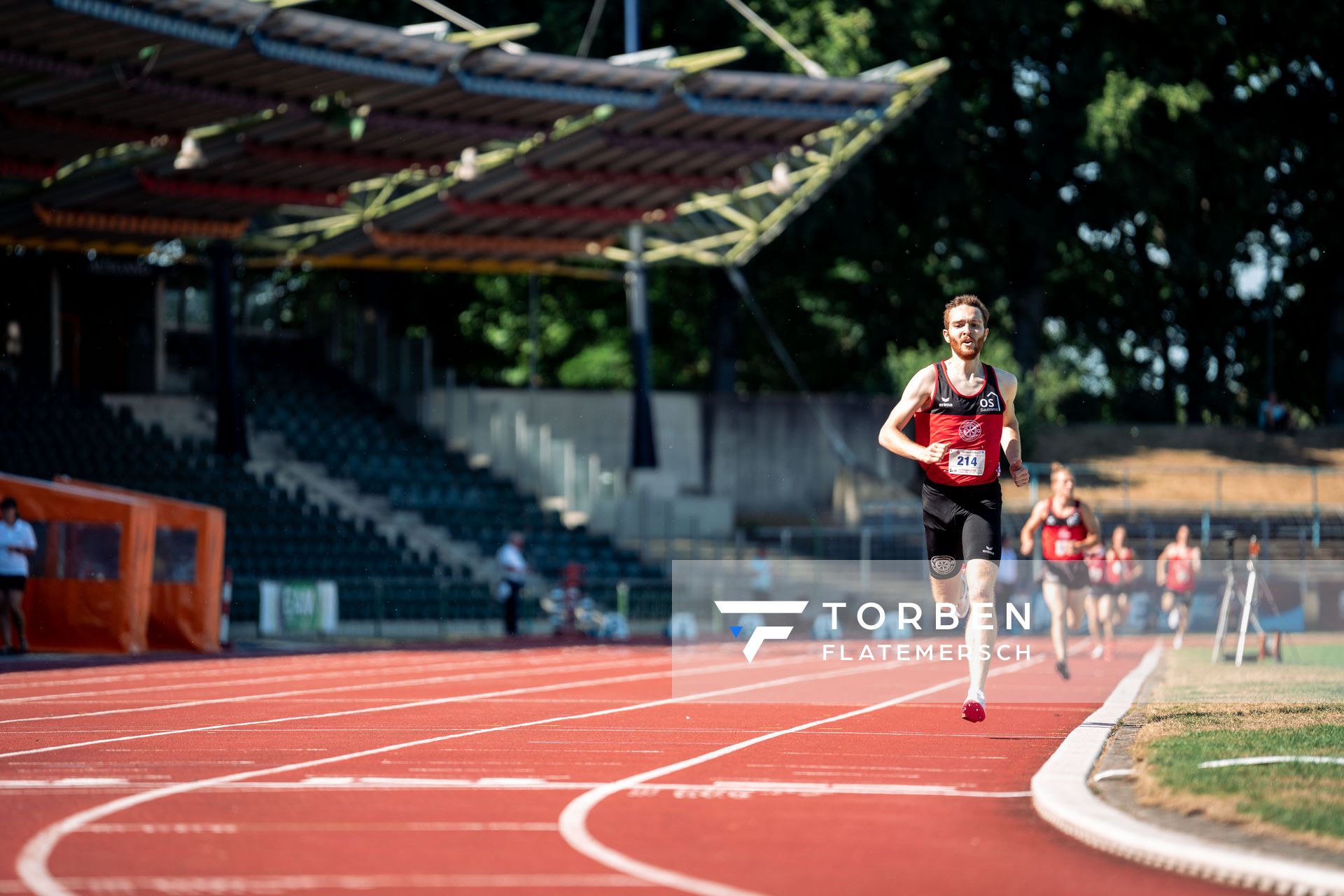 Robin Zernick (LG Osnabrueck) am 02.07.2022 waehrend den NLV+BLV Leichtathletik-Landesmeisterschaften im Jahnstadion in Goettingen (Tag 1)